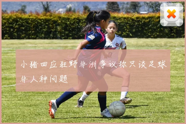 小猪回应狂野非洲争议称只谈足球非人种问题